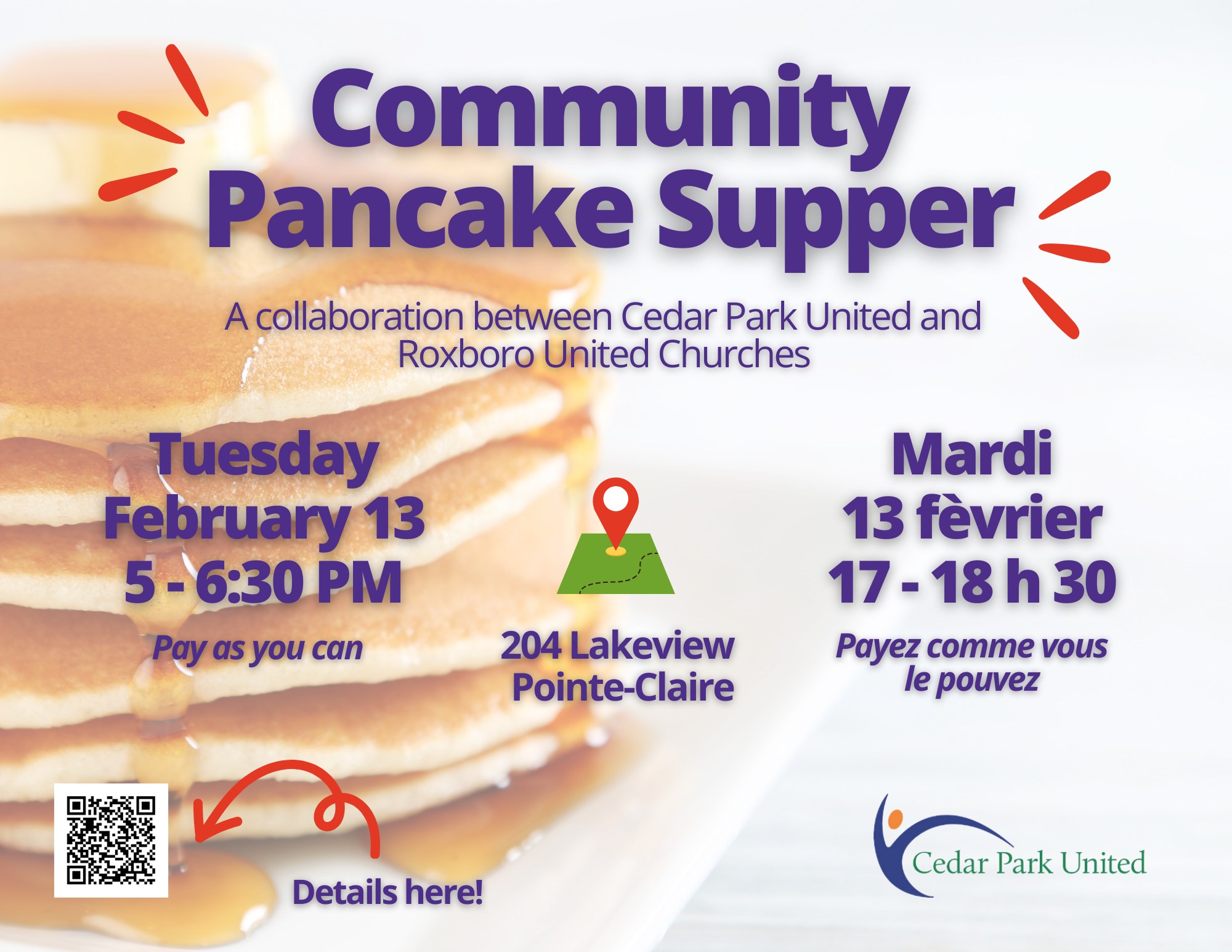 Community Pancake Supper