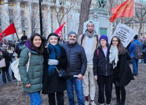 MCM team participating in march for International Women's Day 2024 in Montreal